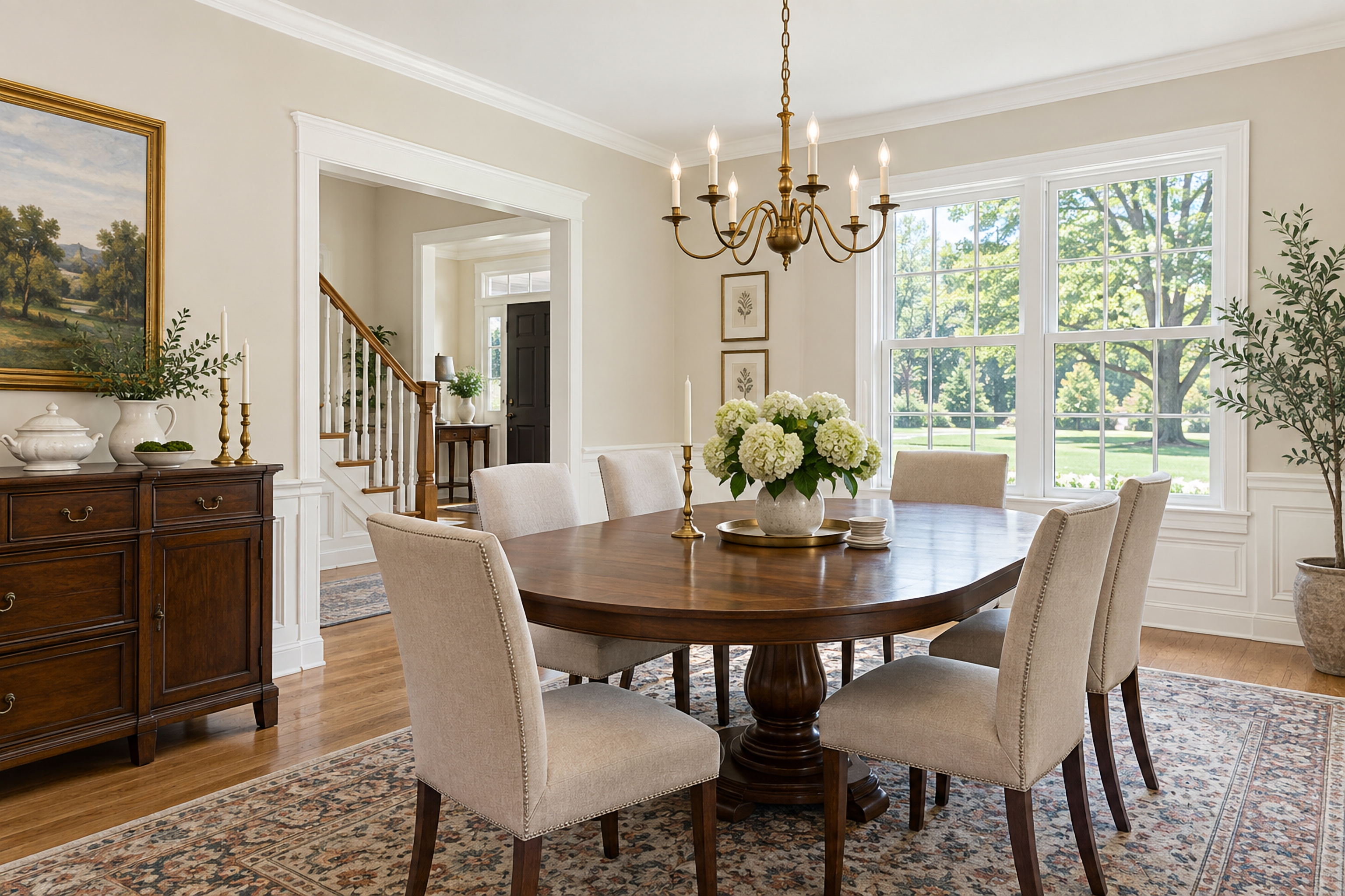 Black Door Colonial: Dining Room