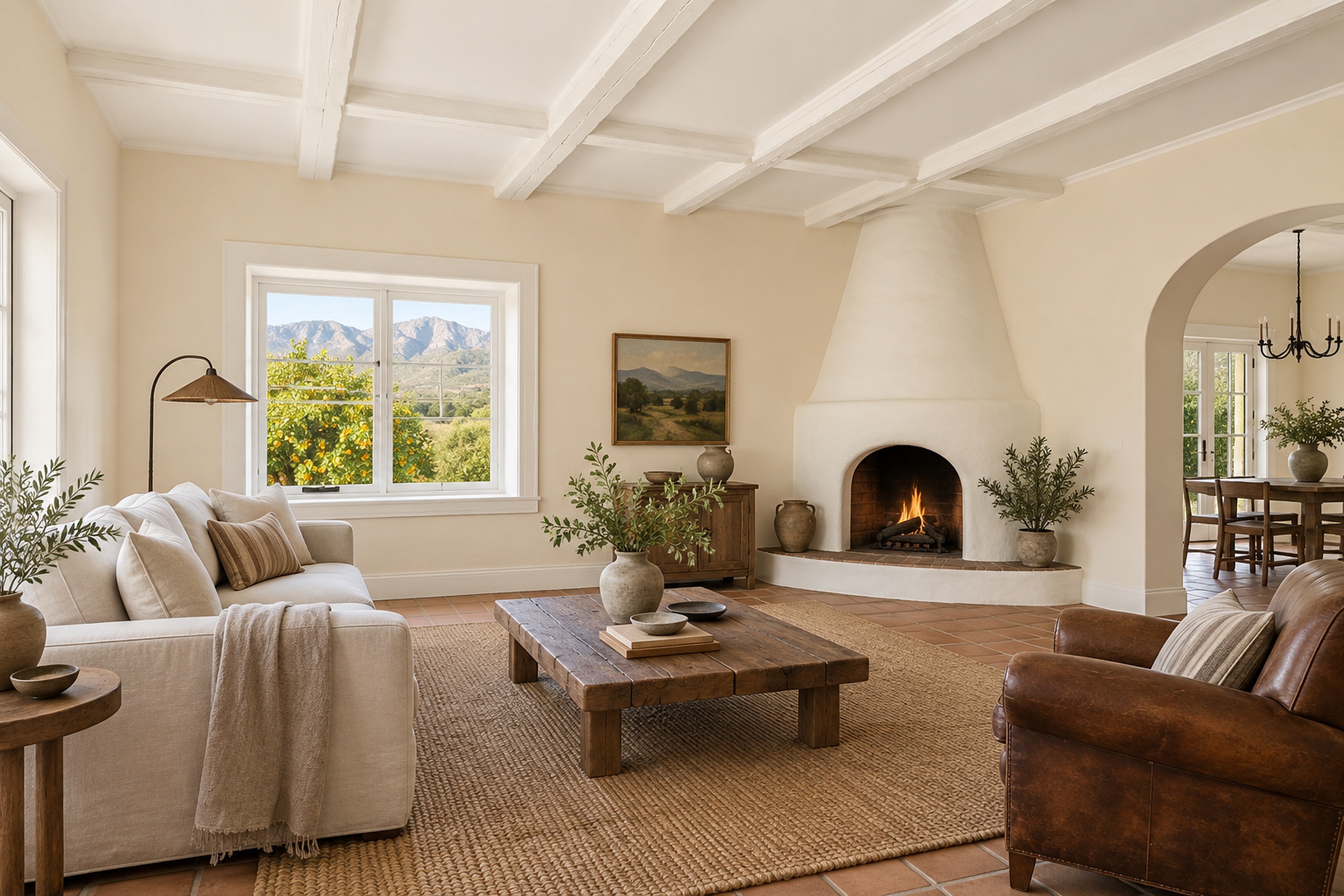 Casa Blanca: Living Room