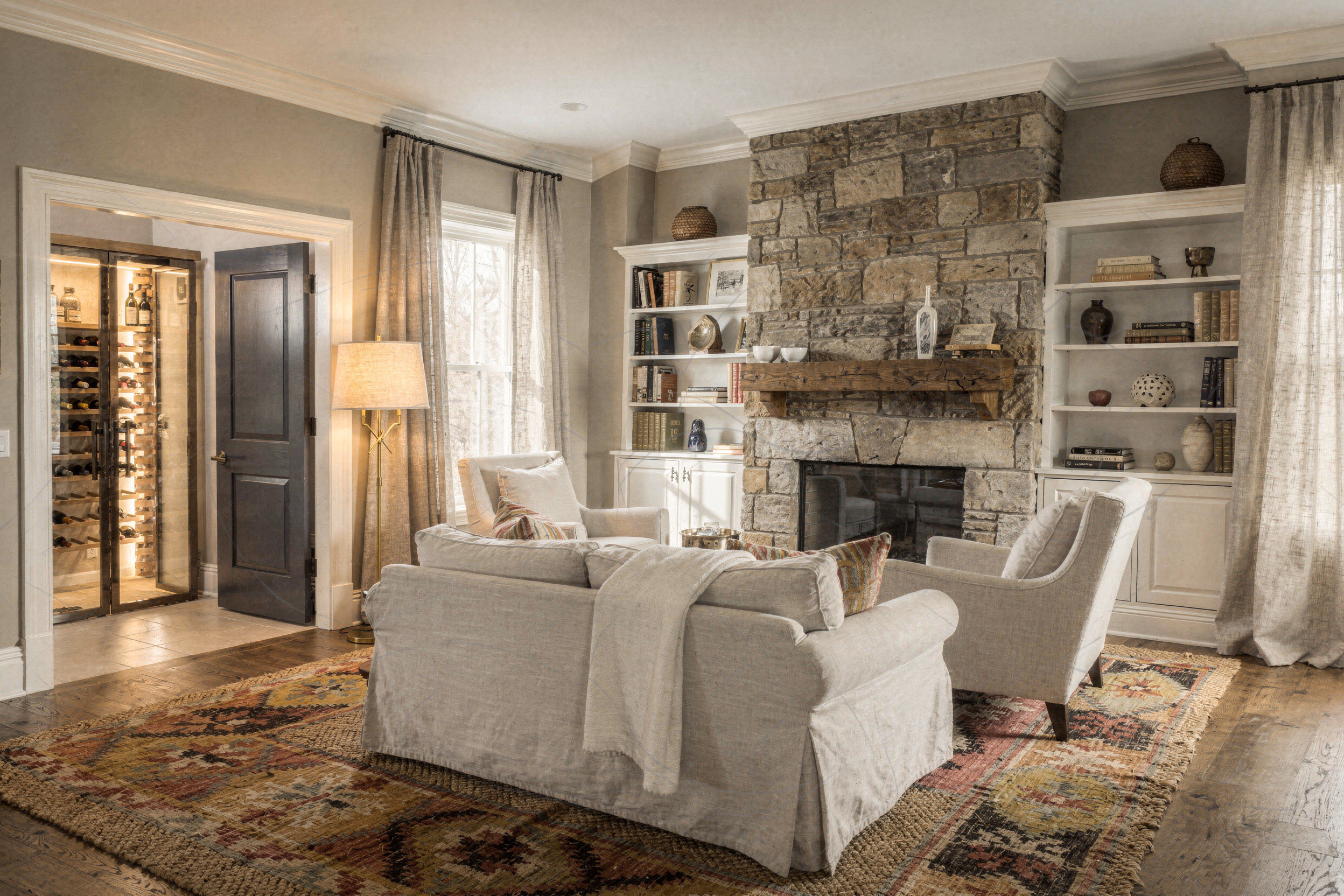 Cellar Jewel: Living Room