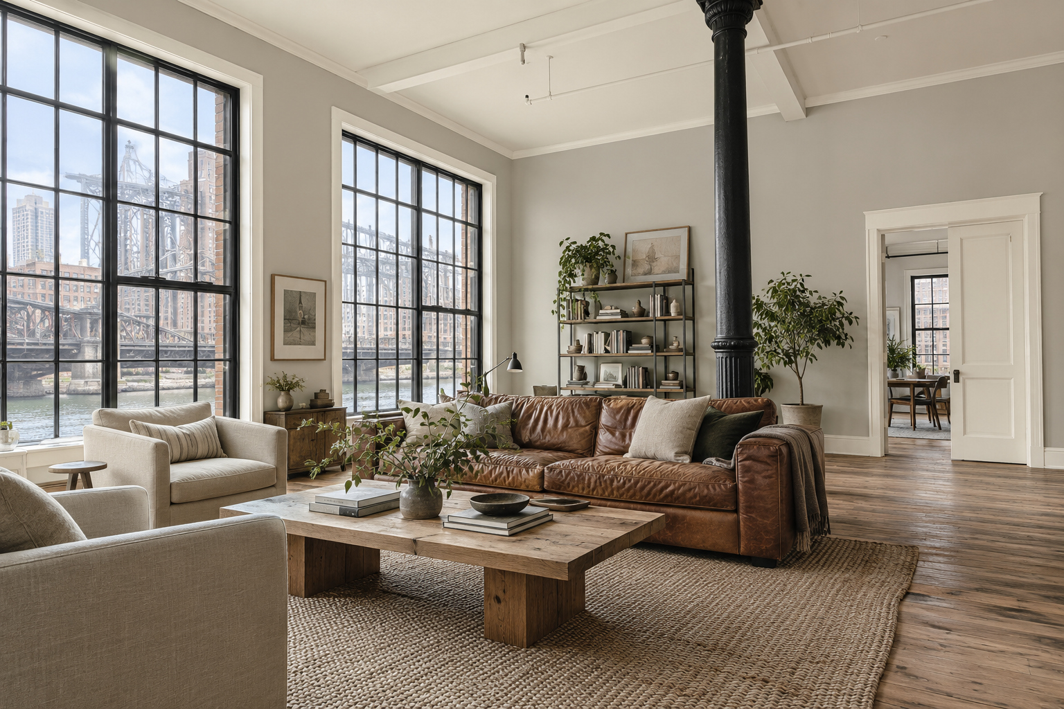 Charcoal & Light: Living Room