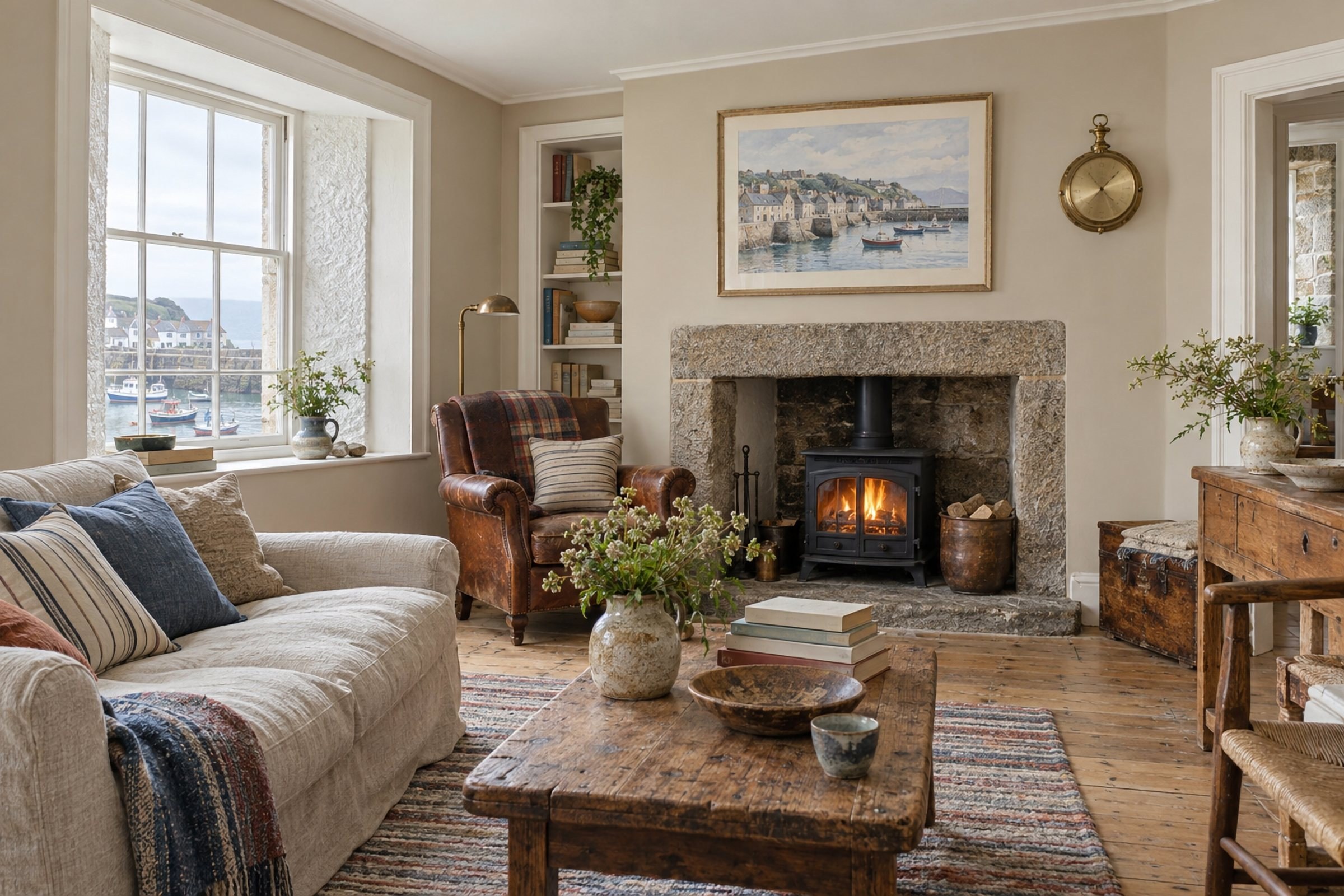 Coastal Cottage: Living Room