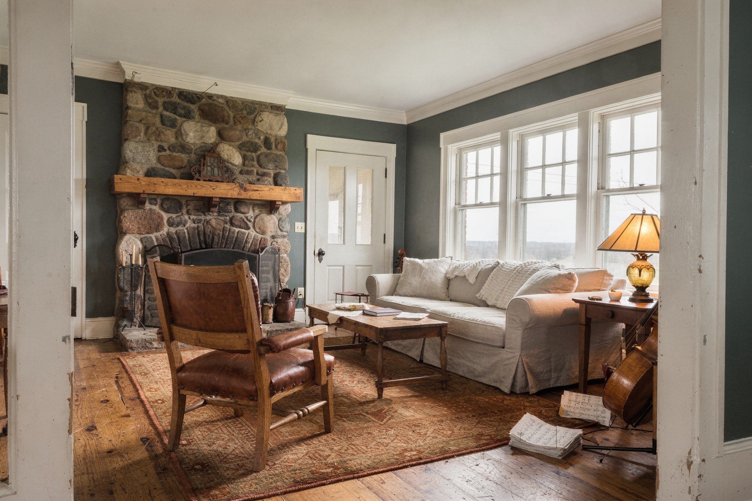 Craftsman Revival: Living Room