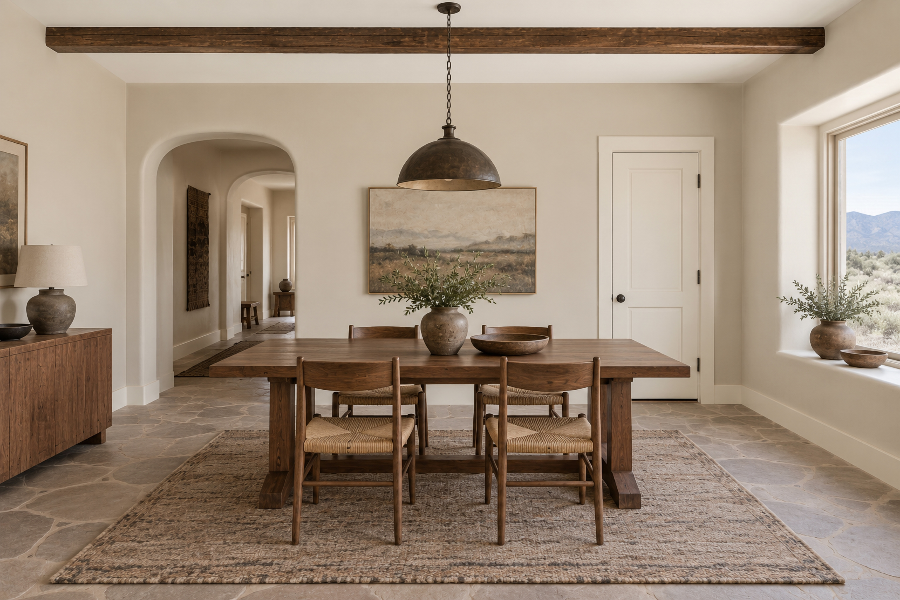 Dark Olive Study: Dining Room