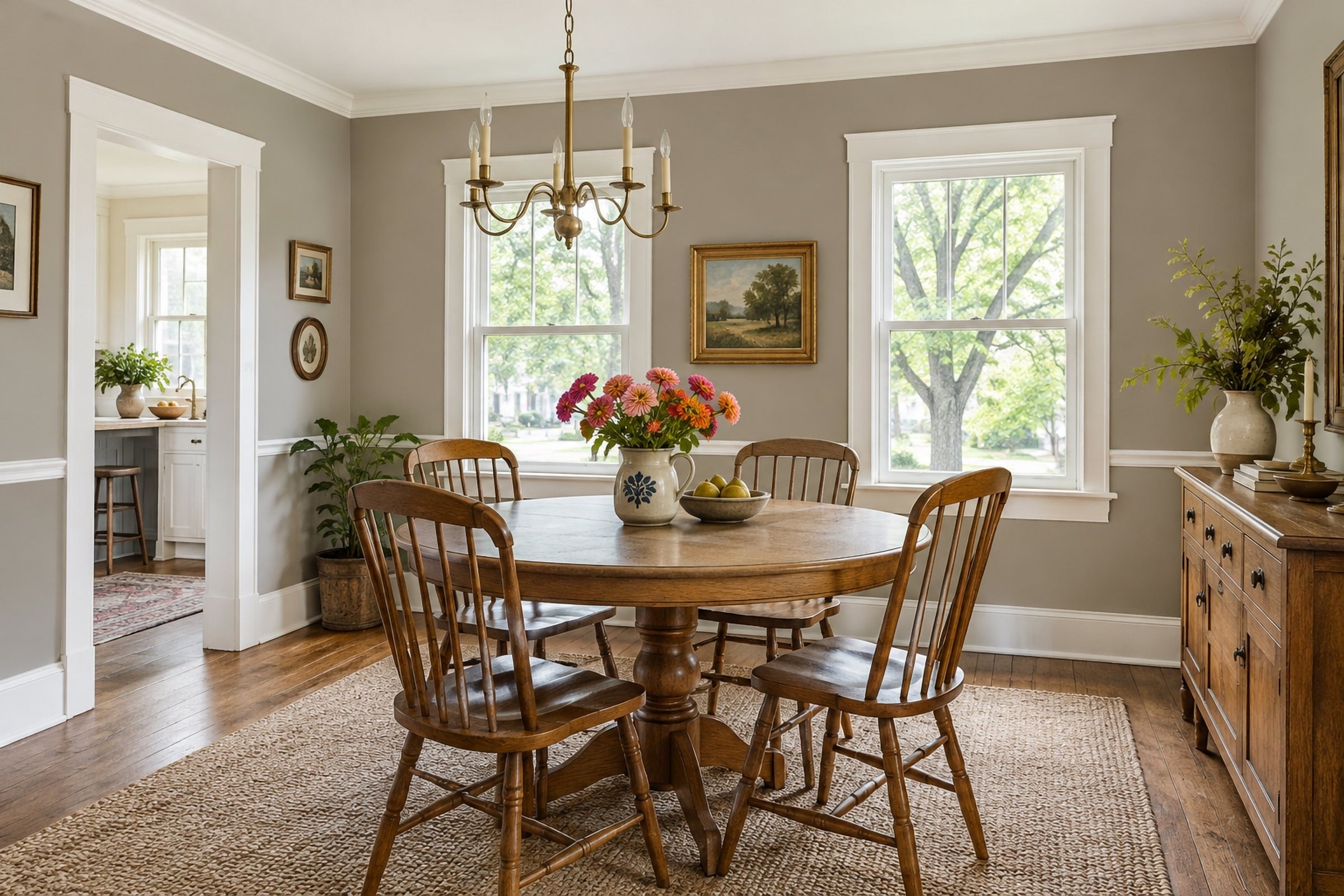 Dove and Onyx: Dining Room
