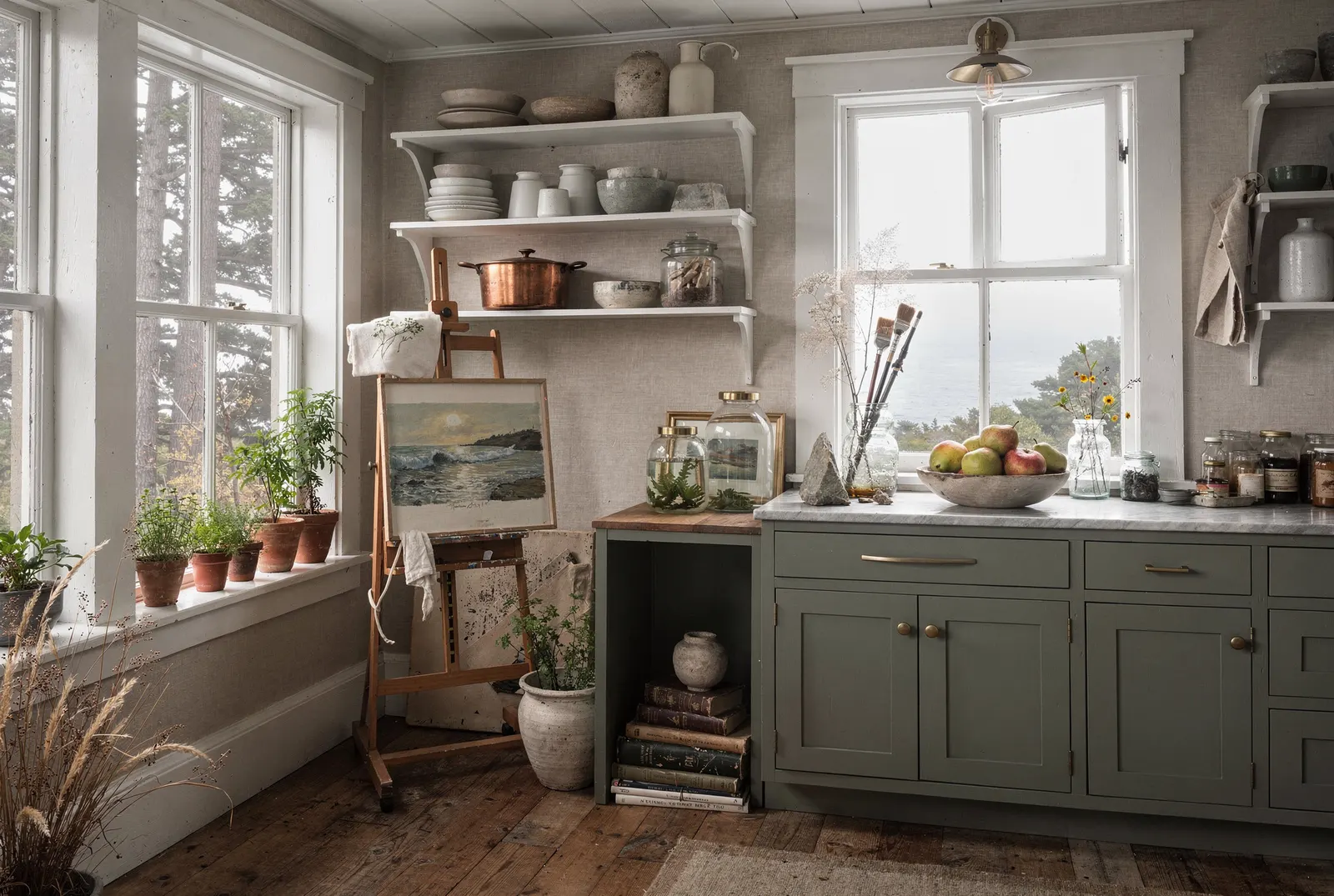 Evergreen Fog: The kitchen