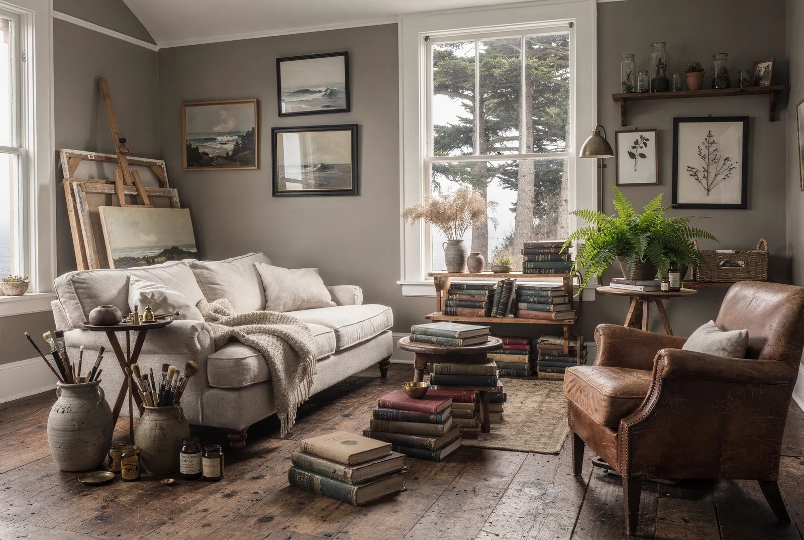 Evergreen Fog: The living room