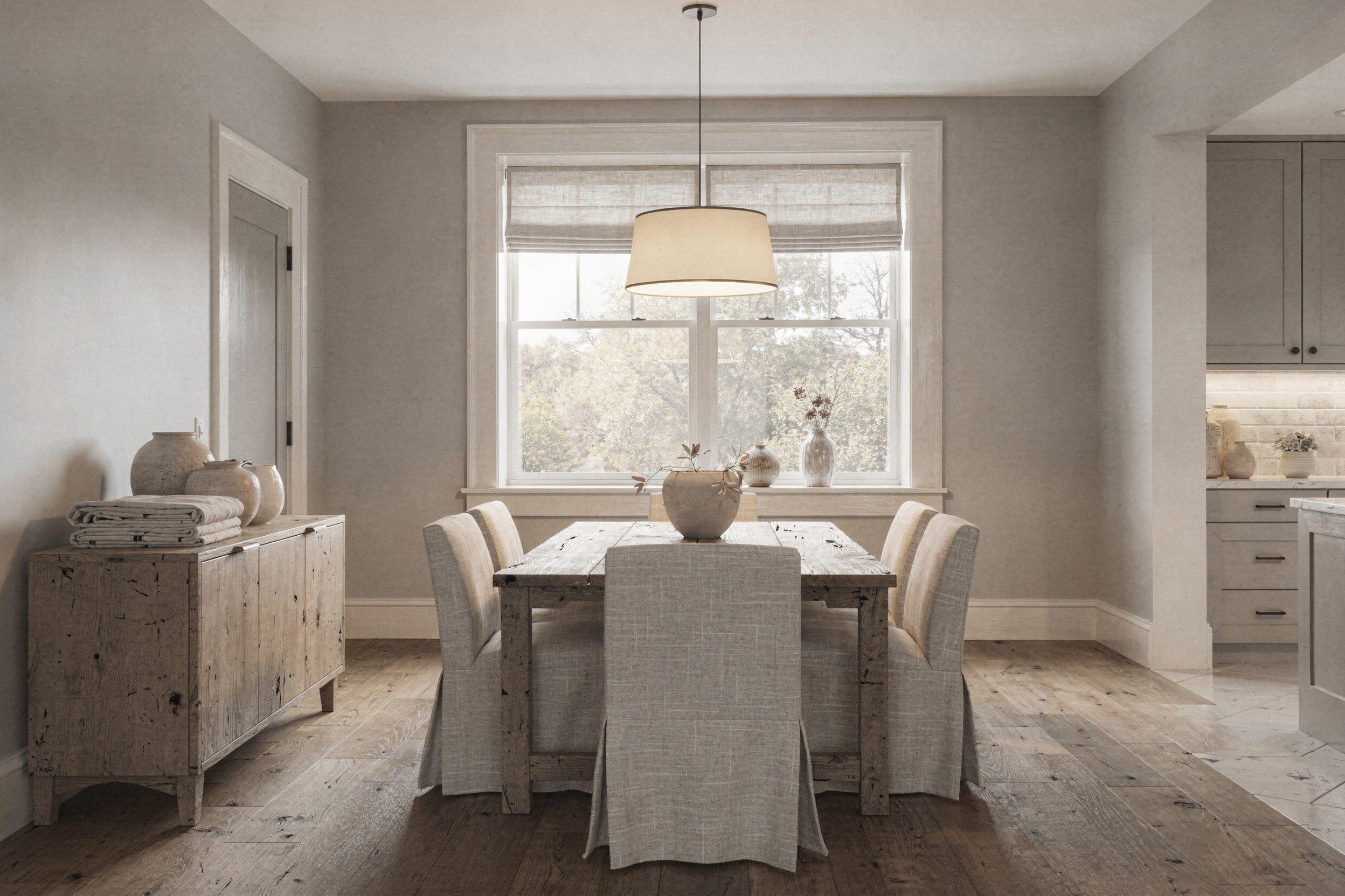 Flax and Powder: Dining Room