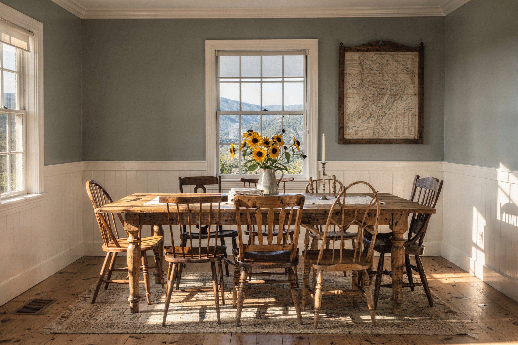 Grounded Moss: Dining Room