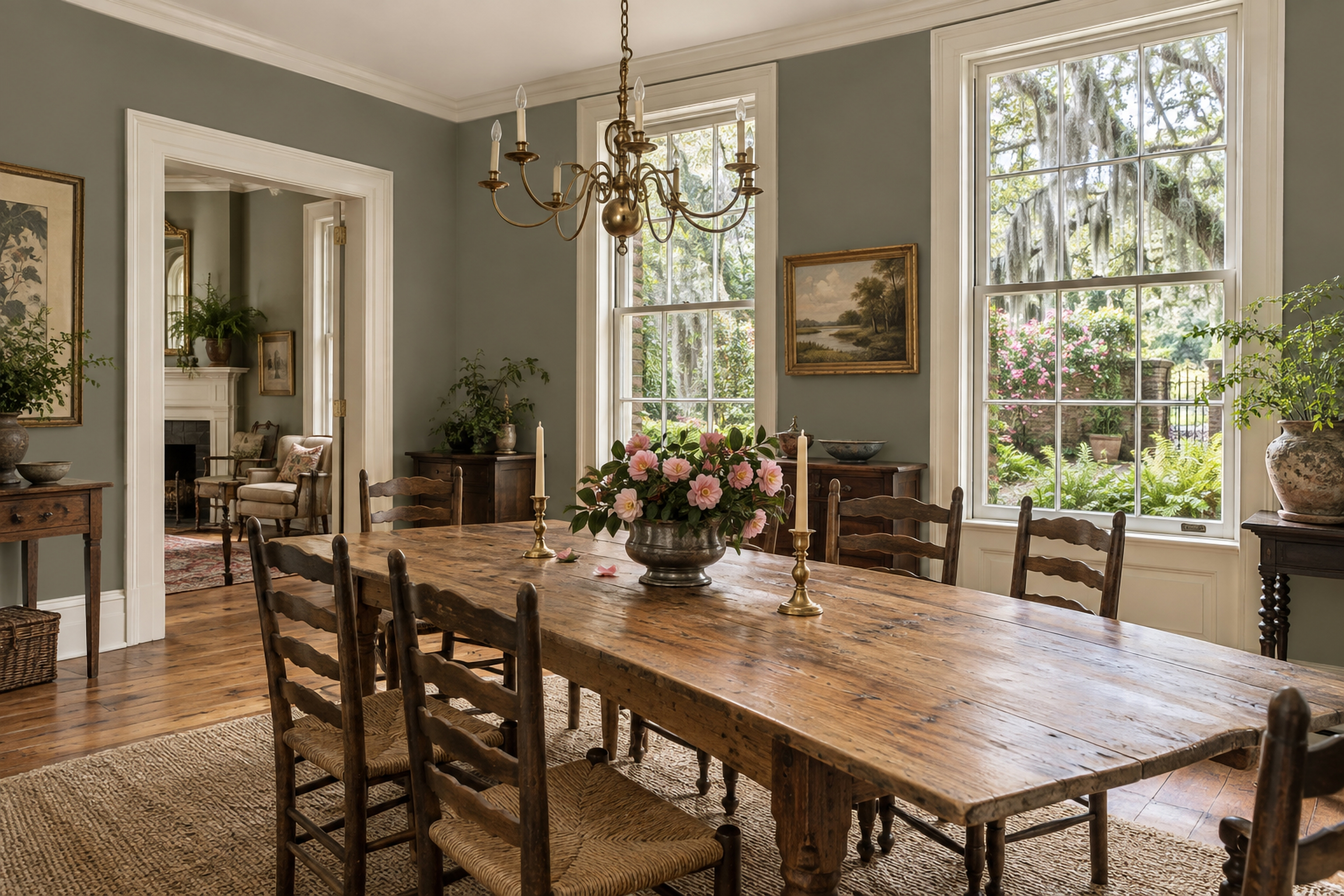 Hidden Garden: Dining Room