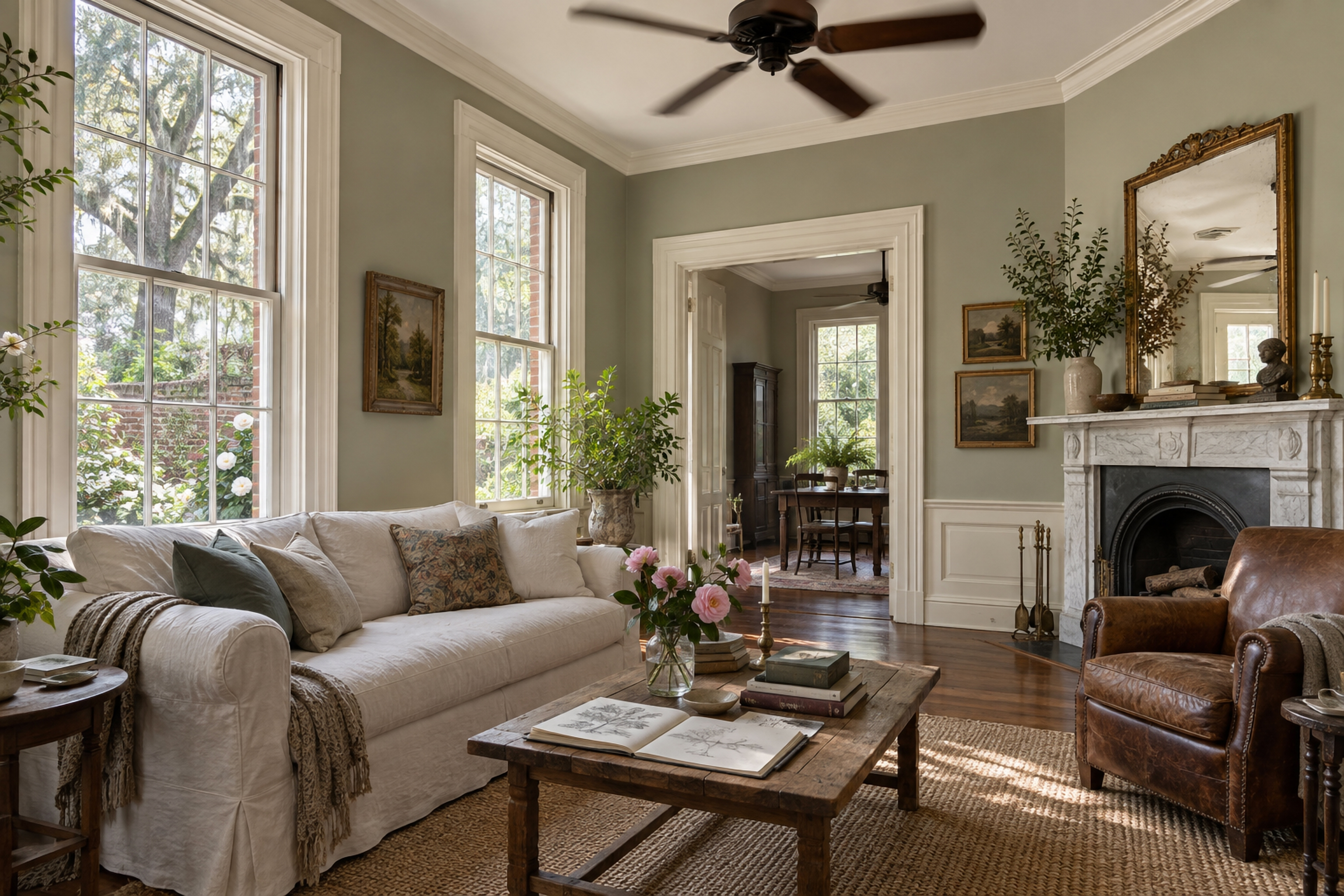 Hidden Garden: Living Room