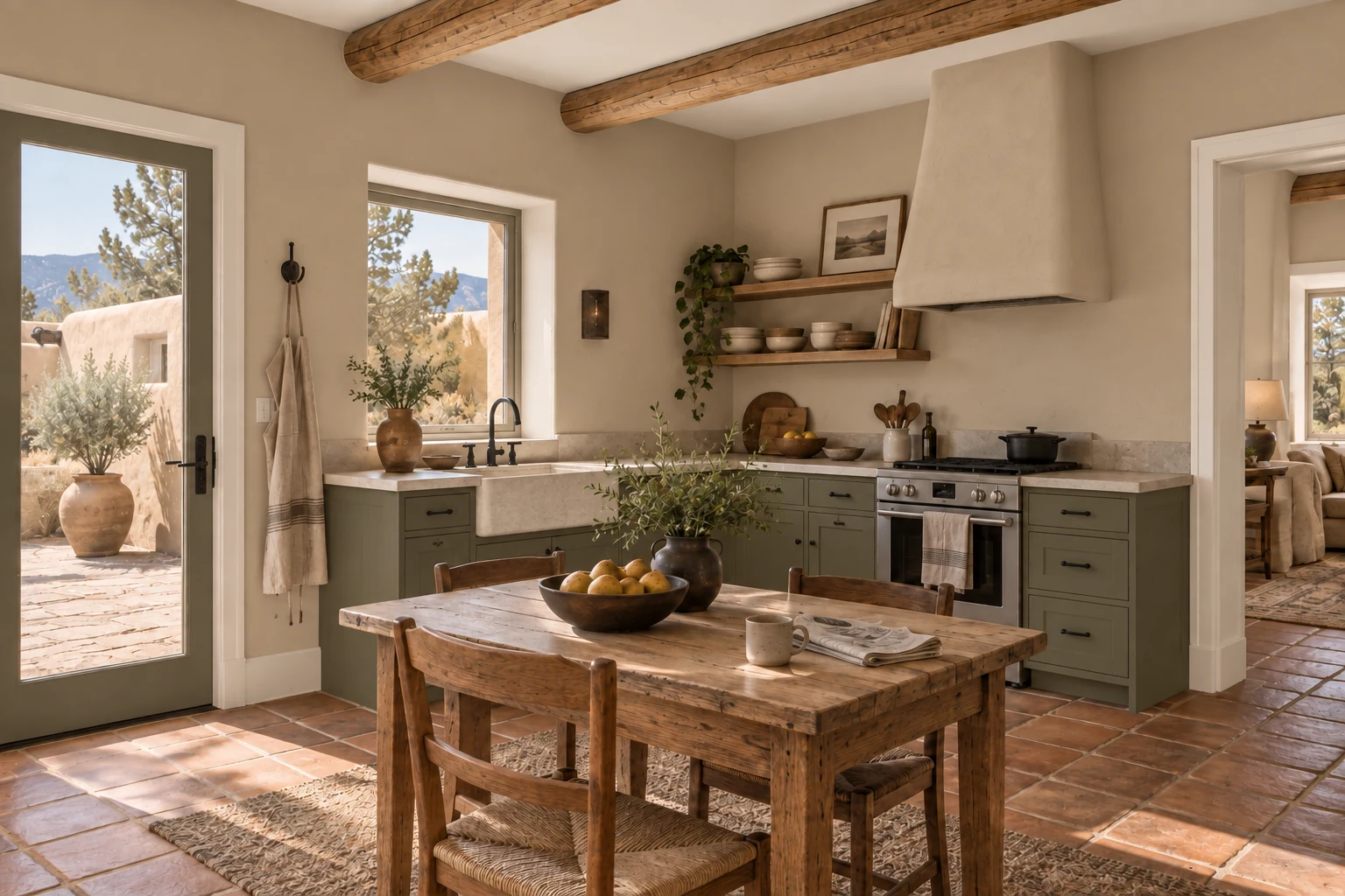The Juniper Adobe: Kitchen - Designed