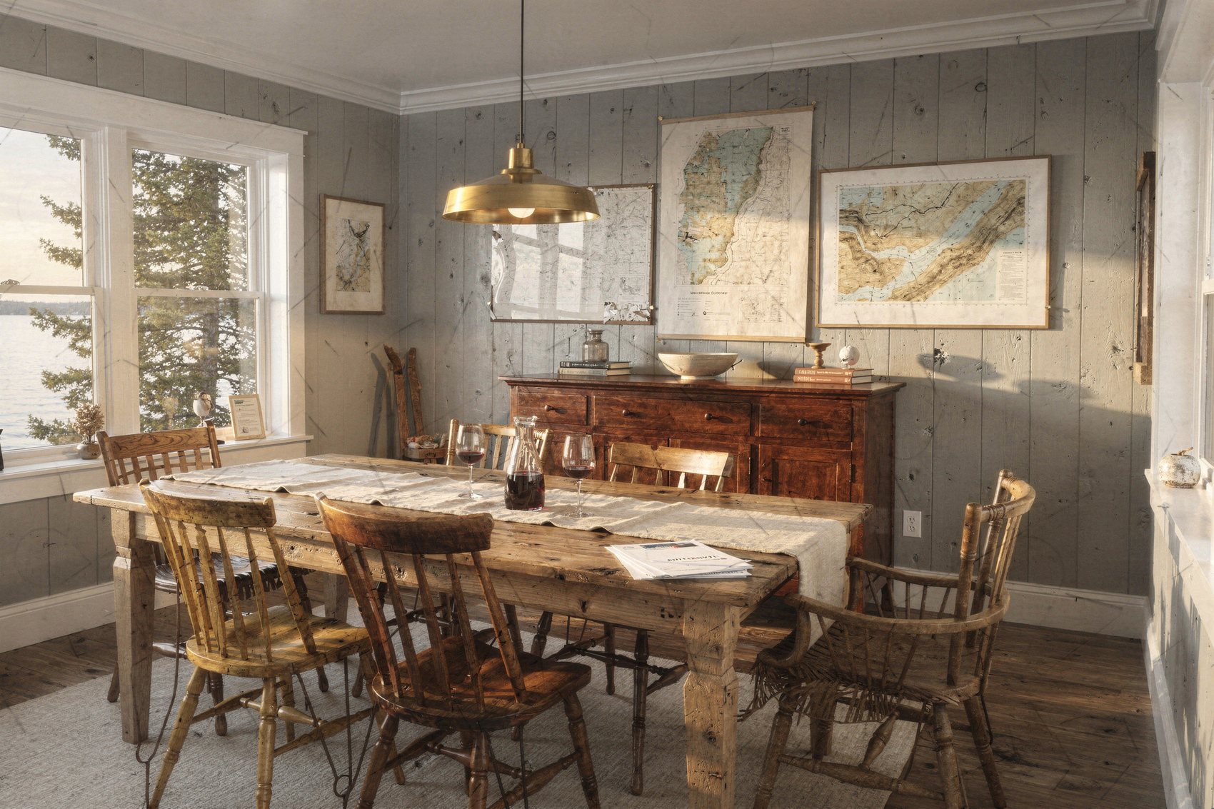 Lake House: Dining Room