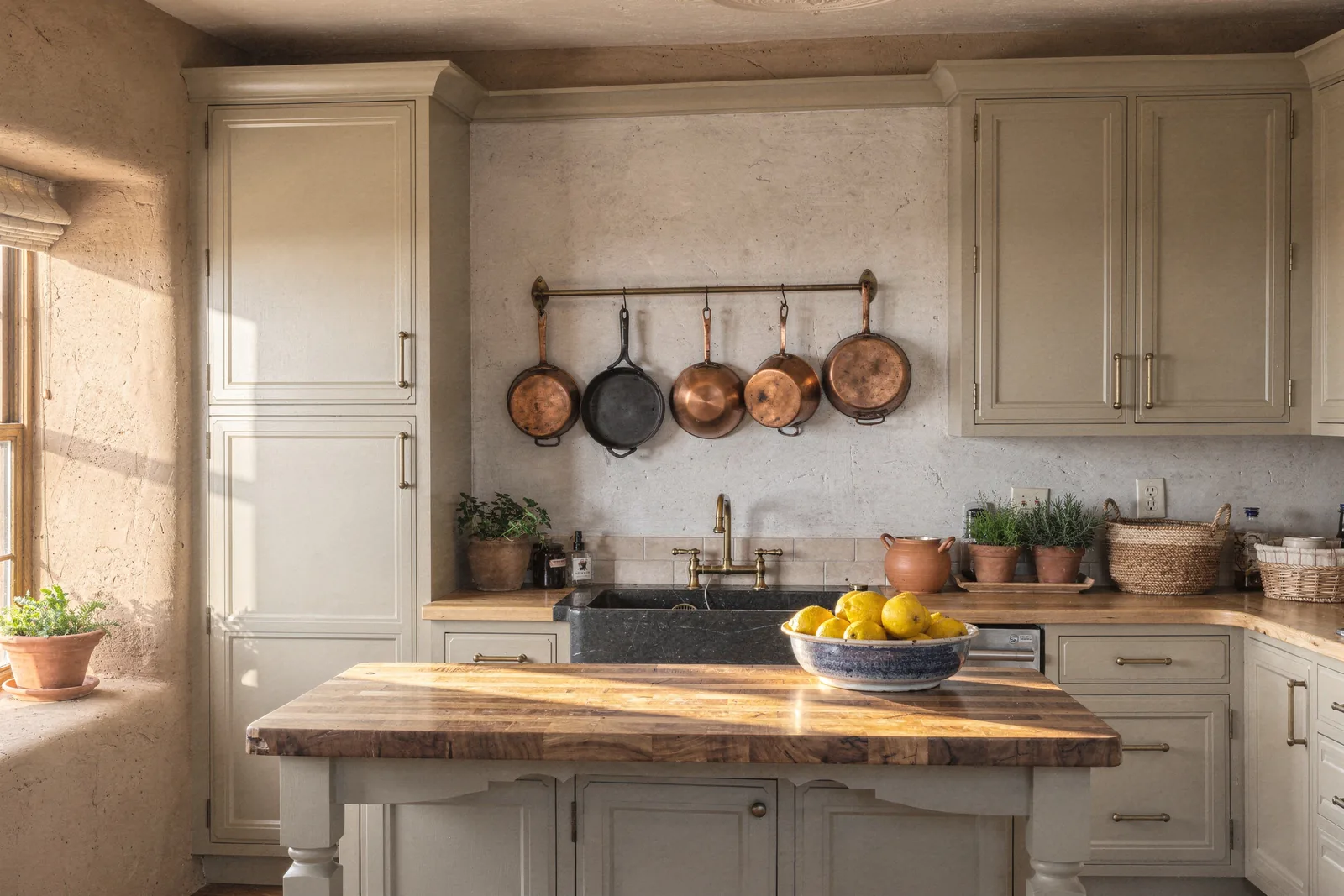 Dark Olive Study: The kitchen