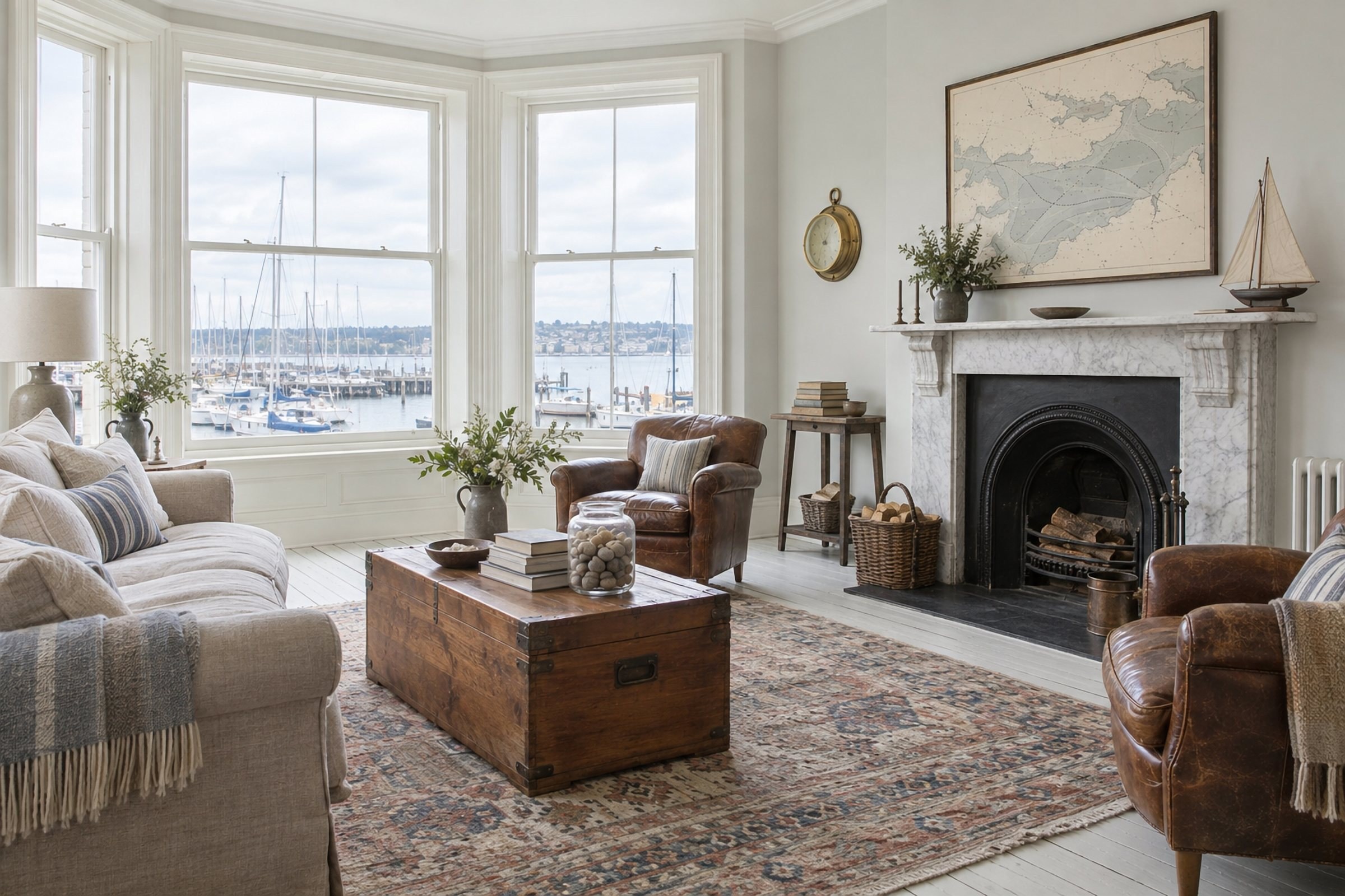 Midnight Harbor: Living Room
