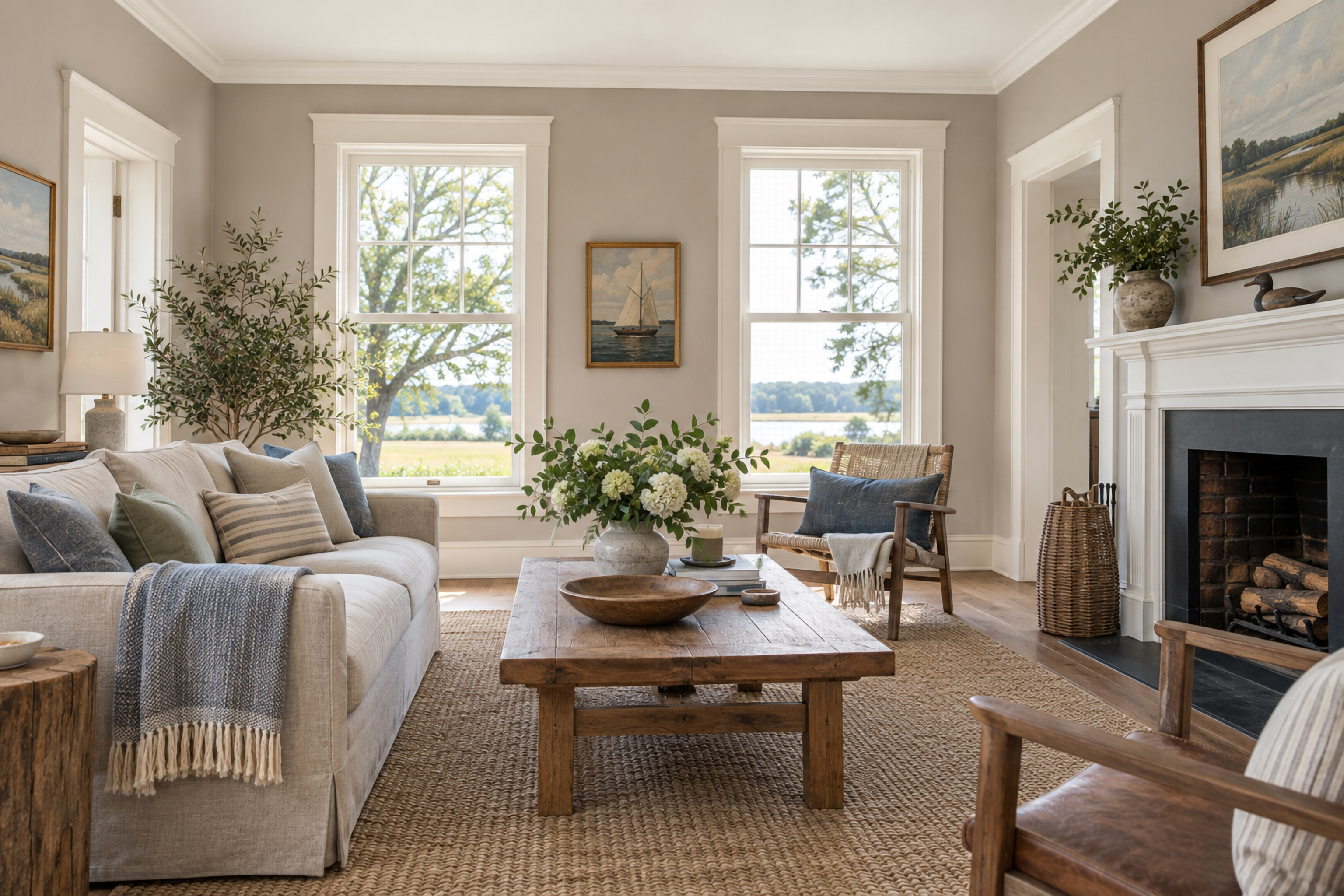 Modern Farmhouse: Living Room