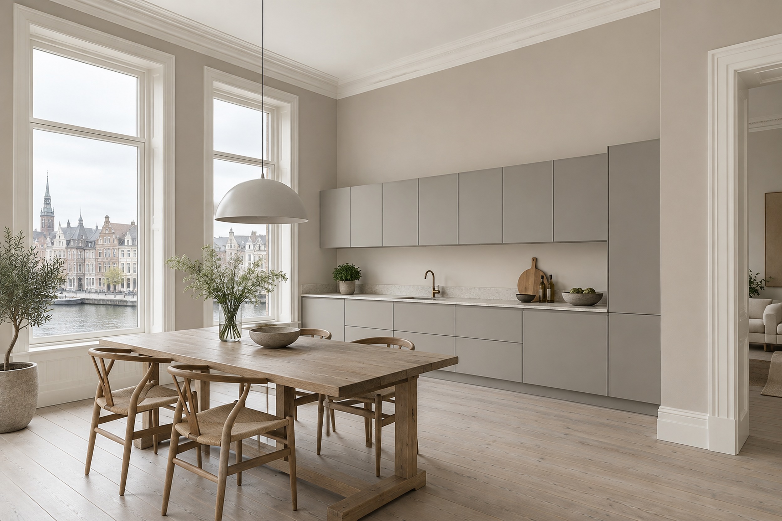 Modern Greige: Kitchen