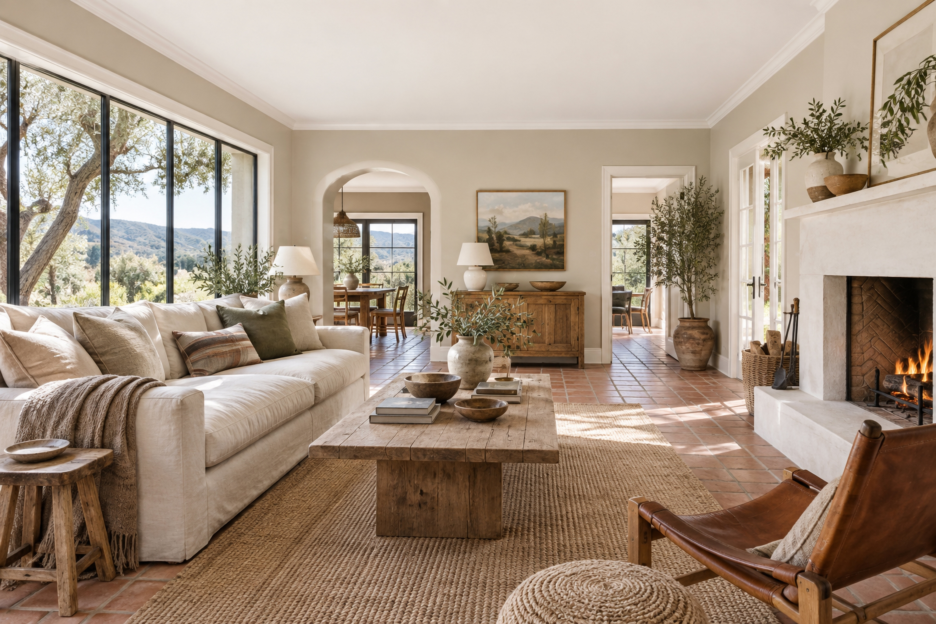 Organic Neutrals: Living Room