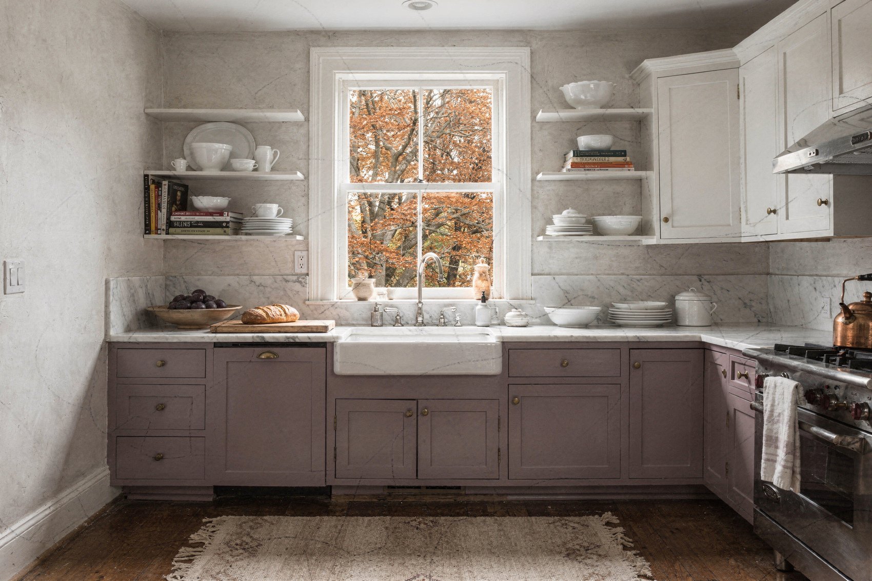Oxblood Library: Kitchen