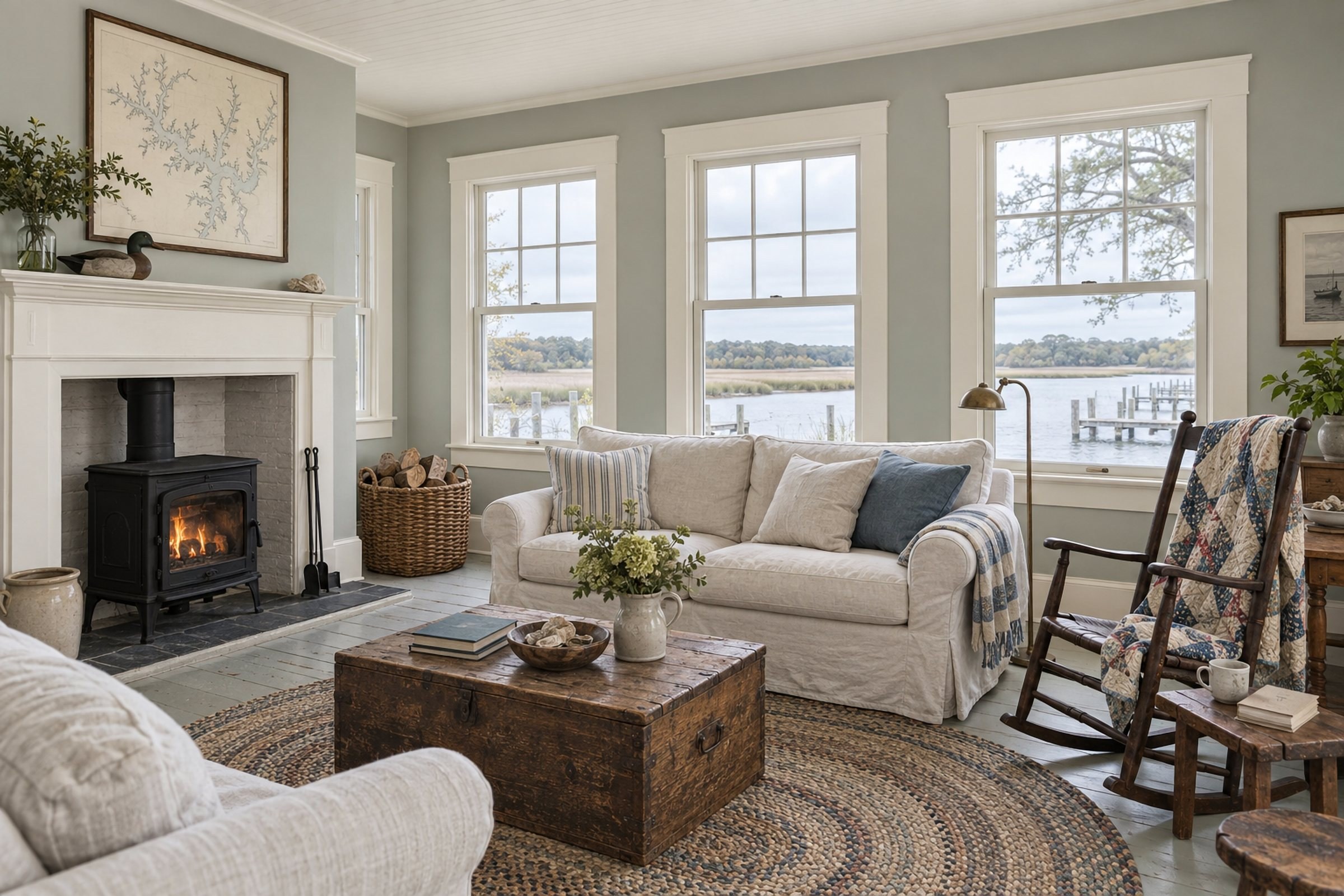 Oyster Bay: Living Room