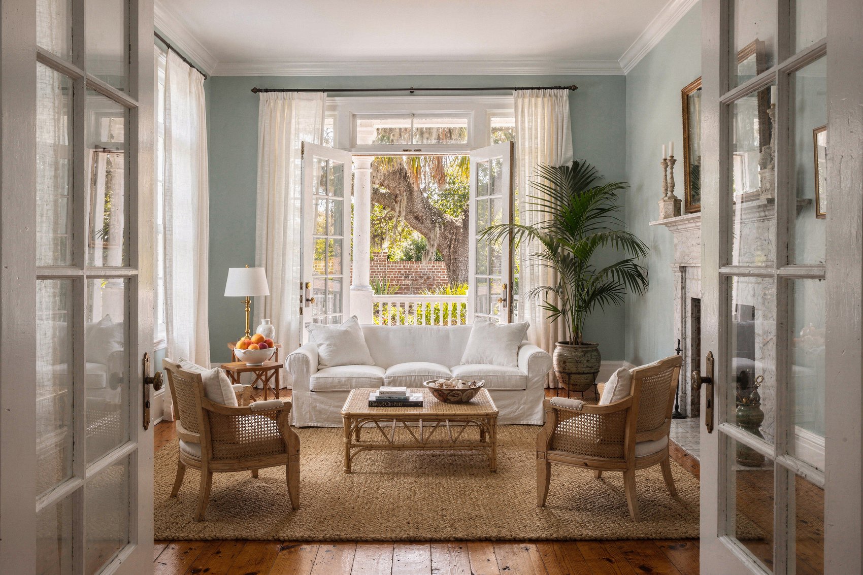 Palladian Blue: Living Room