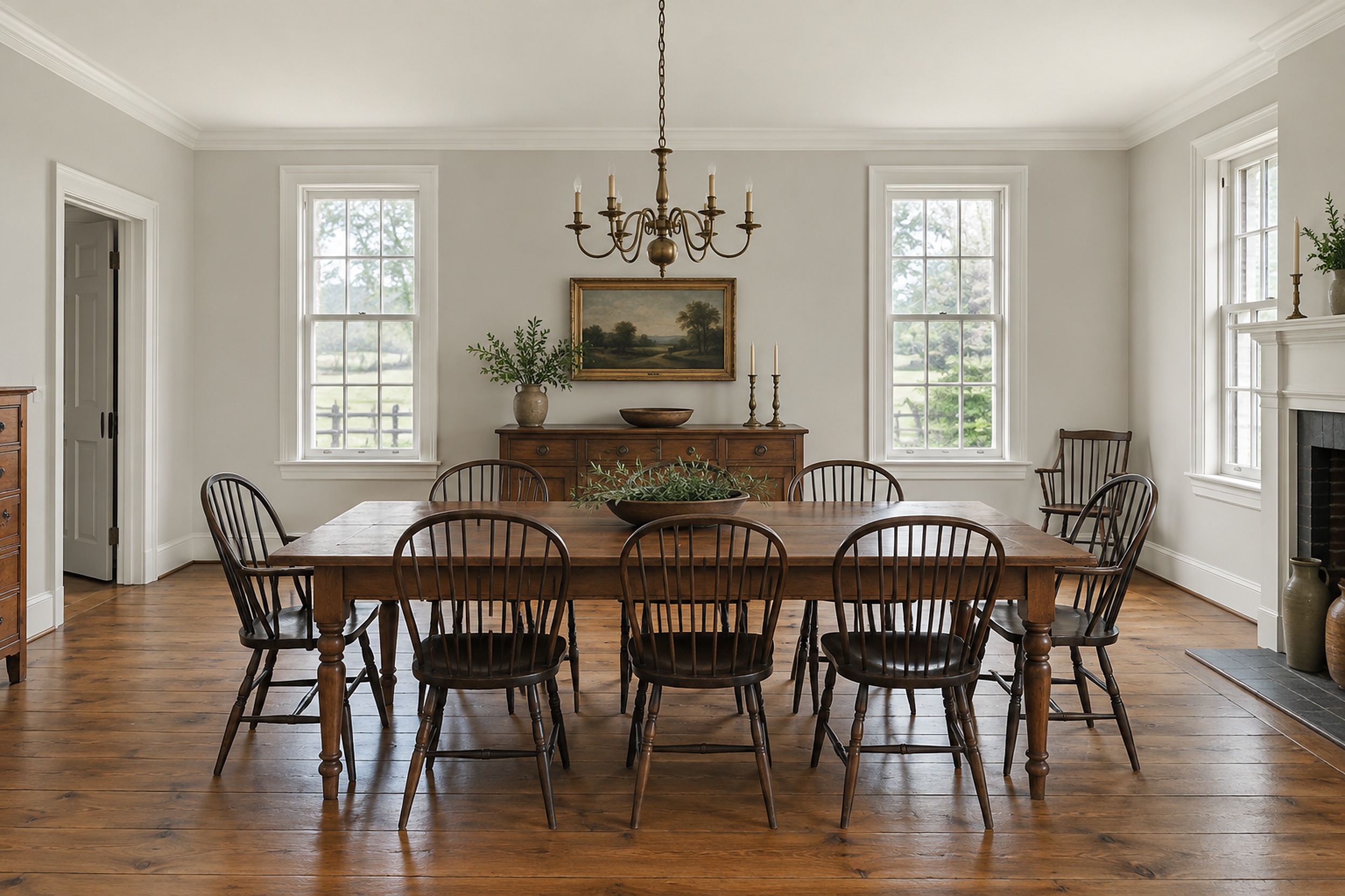 Pewter & Linen: Dining Room