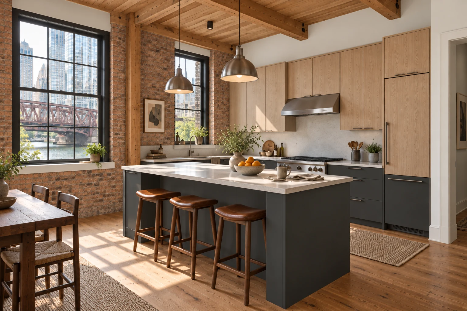 The Riverfront Foundry: Kitchen - Designed