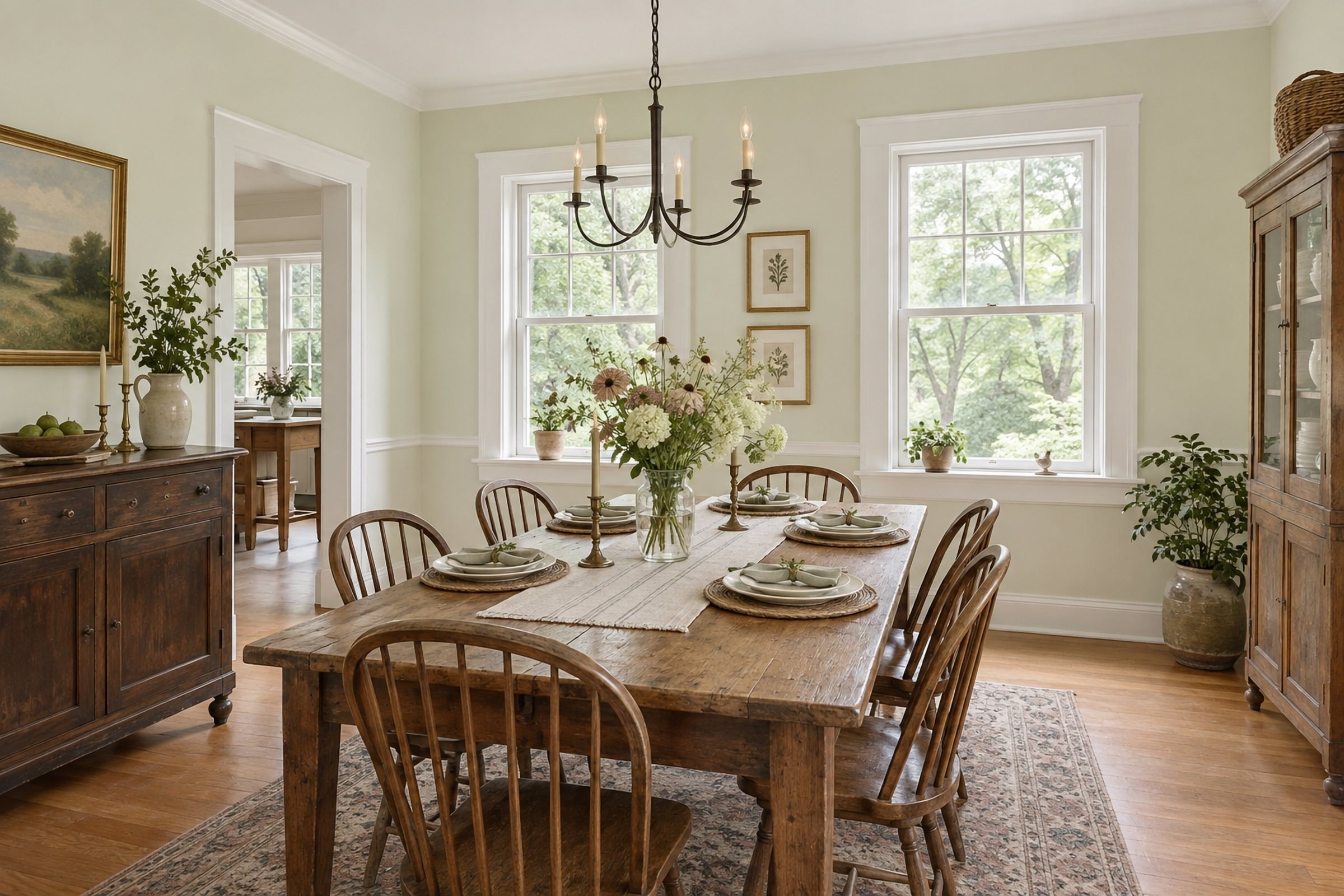 Sage Sweep: Dining Room