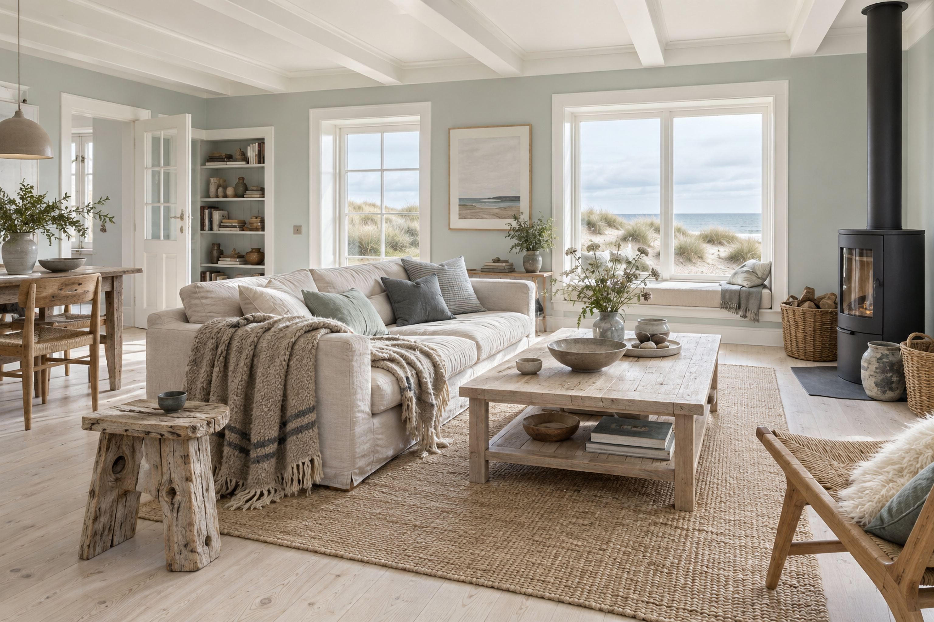Shoreline Morning: Living Room