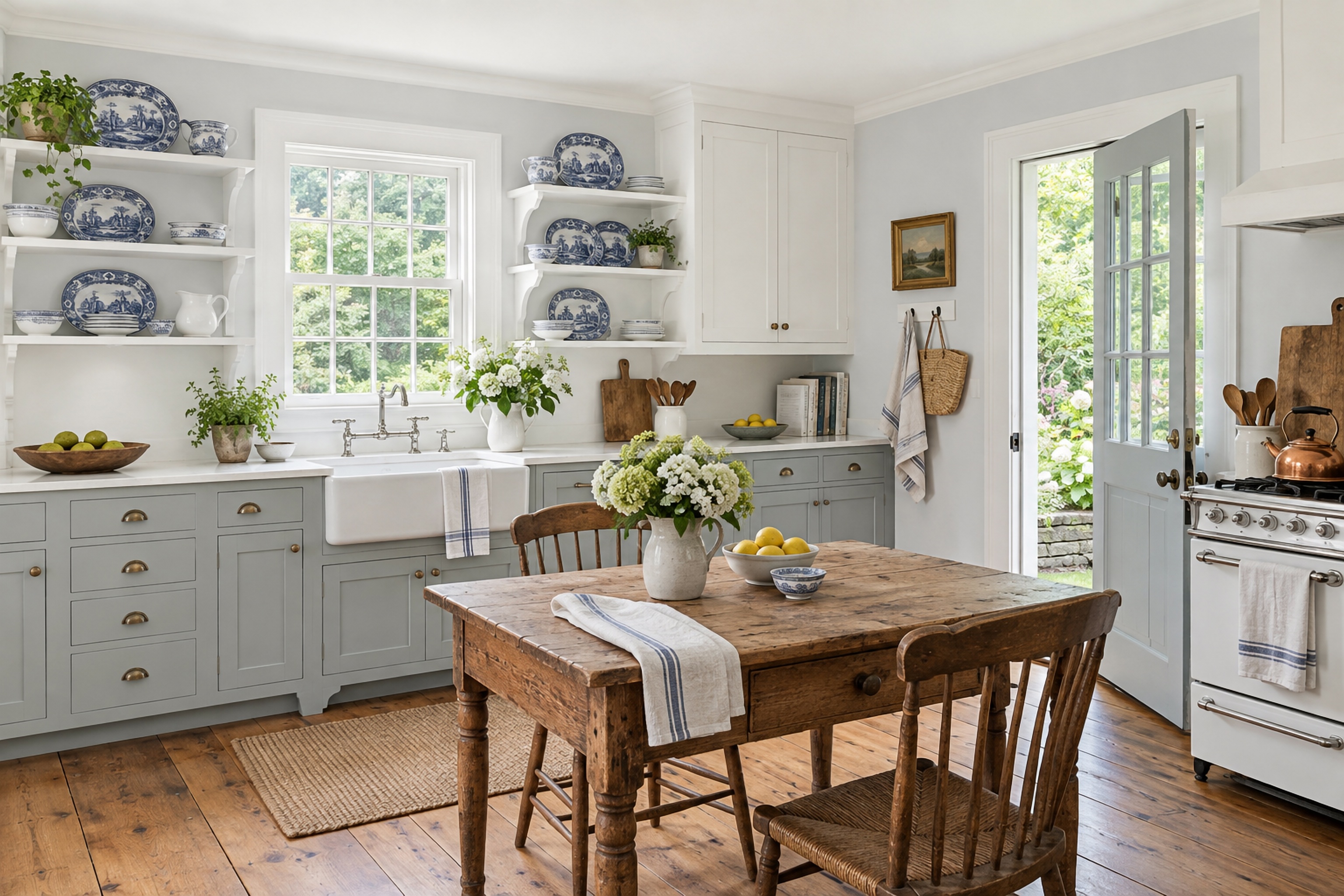Tile Blue Gable: Kitchen