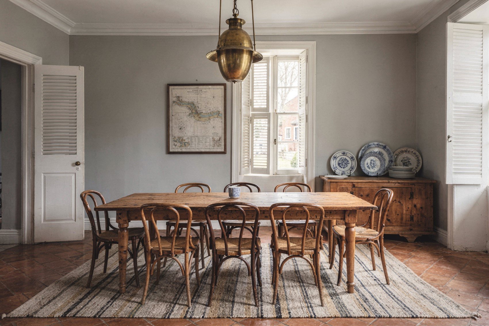 Worldly Gray: Dining Room