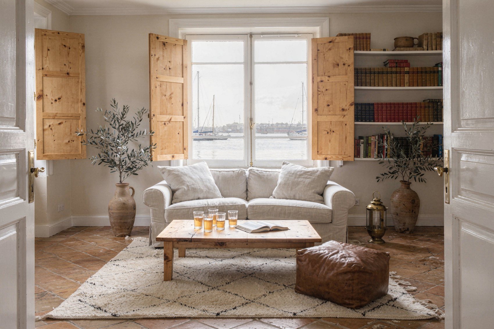 Worldly Gray: Living Room